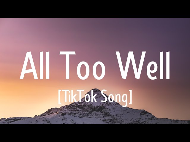 Taylor swift - All Too Well (Lyrics)Well maybe we got lost in translation Maybe I asked for too much class=