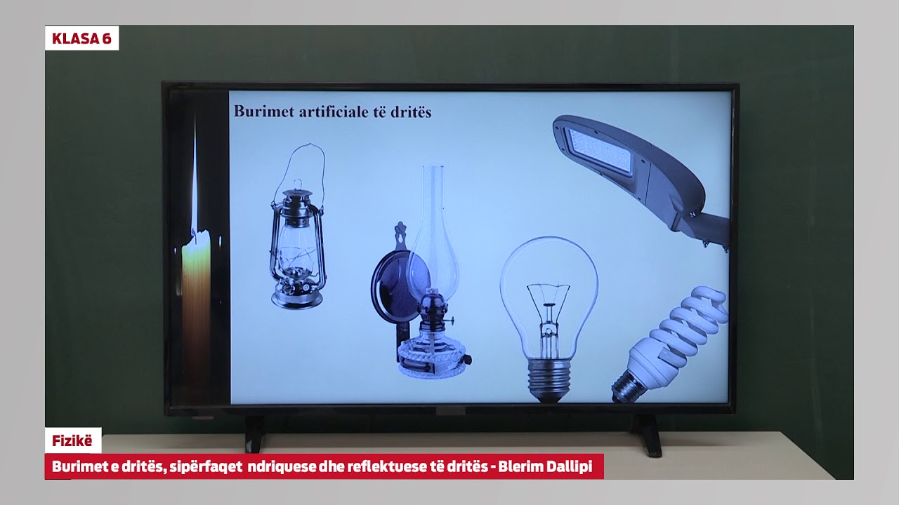 6035 Fizike Burimet e dritës, sipërfaqet ndriquese dhe reflektuese