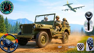 🔥 Army Jeep Driving Simulator 3D | Military Offroad Adventure Game 🚙💨 screenshot 1