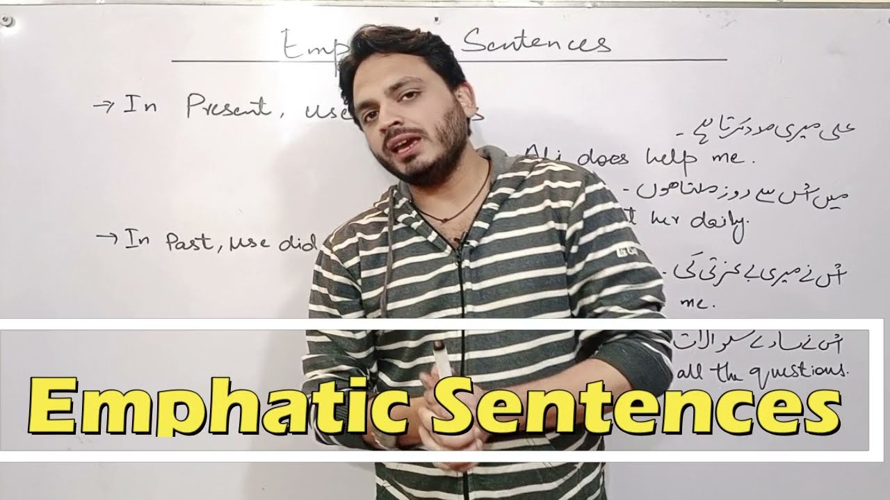 Emphatic Sentences | By Syed Ali Raza Kazmi