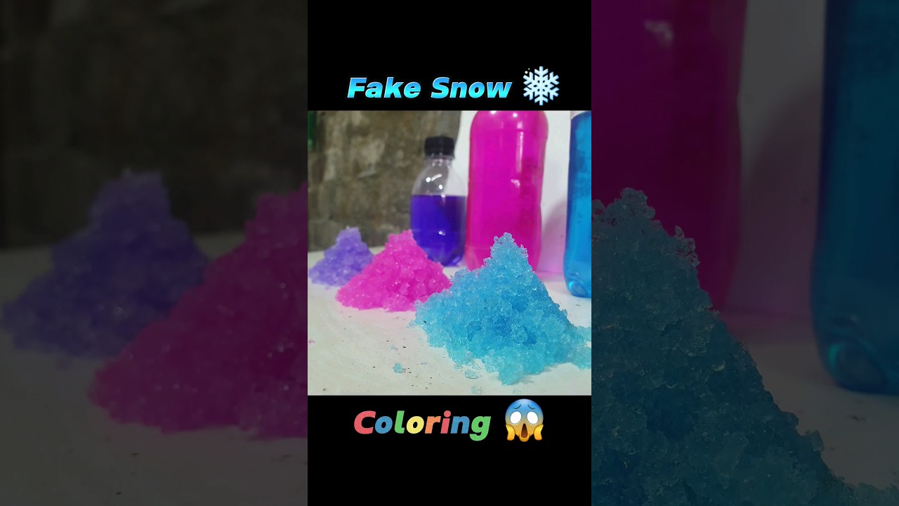 Very interesting fake Snow Making,😵💯 | 