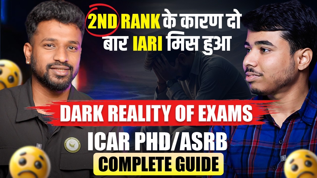 How to crack ICAR Phd and ASRB NET in Entomology |Complete Guide by Rittik sir| AIR 2