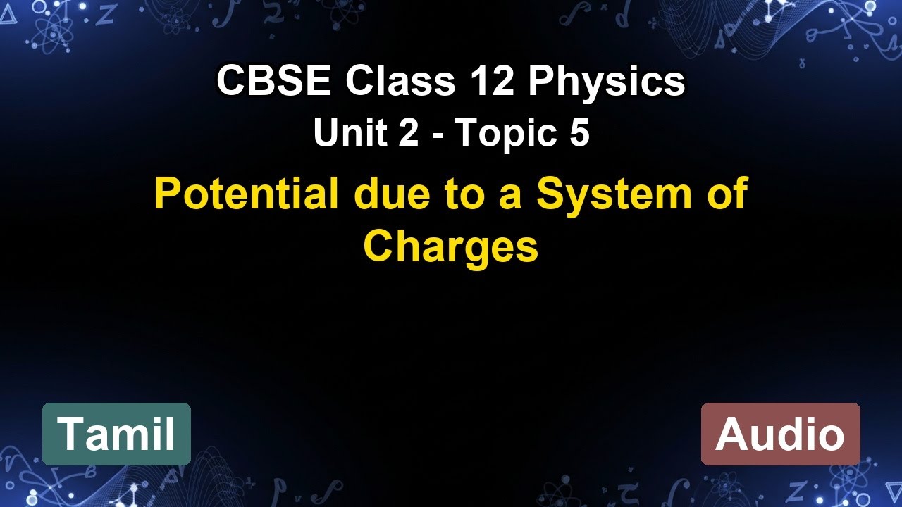 Unit 2 – Potential due to a System of Charges | CBSE 12th Physics (Tamil) | The 5-Minute Teacher