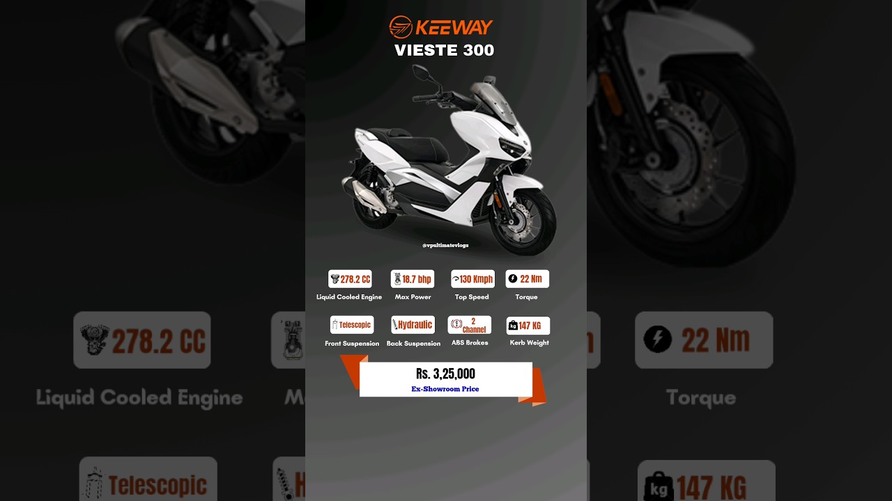 💥 Keeway Vieste 300 💯