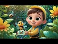 Benny Bee Flies High | Energetic Bee Song for Kids | Fun Toddler Nursery Rhyme