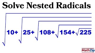 Can You Solve This Nested Radical Puzzle? | Aptitude Test Math Challenge