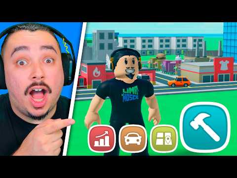 🏙️ O INÍCIO da minha PRÓPRIA CIDADE!! | Mini Cidade Tycoon - ROBLOX