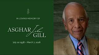 Funeral Service - Asghar John Gill