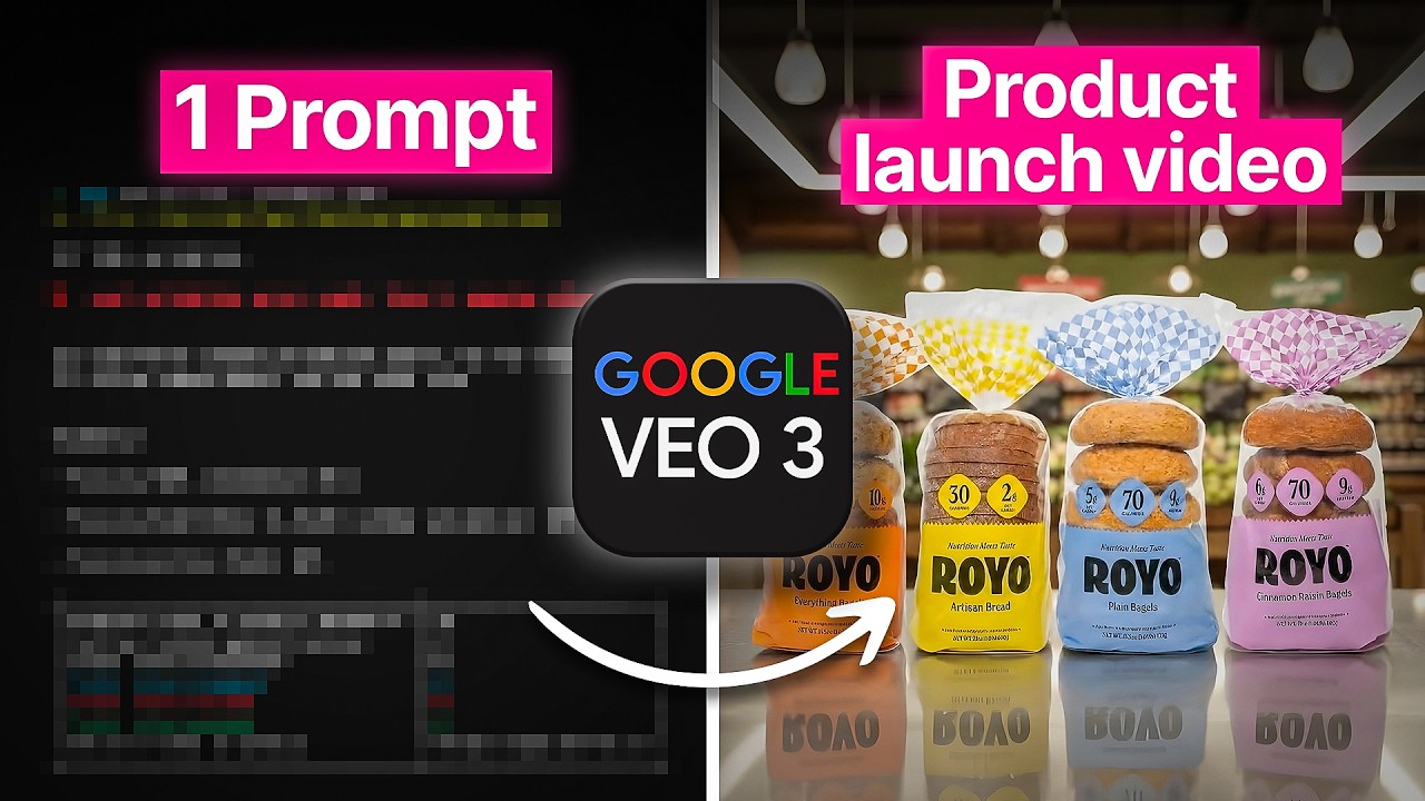 I Created a Full Product Launch Video with ONE Prompt (Google Veo 3)