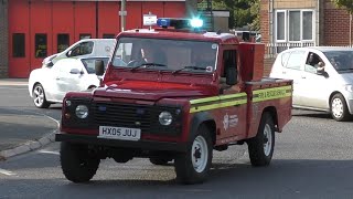 Fareham Landrover of Road Vehicle turnout to MAJOR Field Fire During HEATWAVE