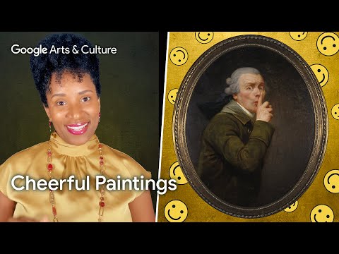SMILE 😊 6 CHEERFUL paintings IN ART with JULIE MANGO | Google Arts & Culture