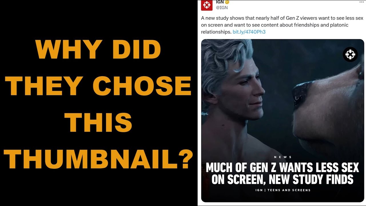 Gen Z Doesn't Like Sex In Entertainment Studies Show - YouTube