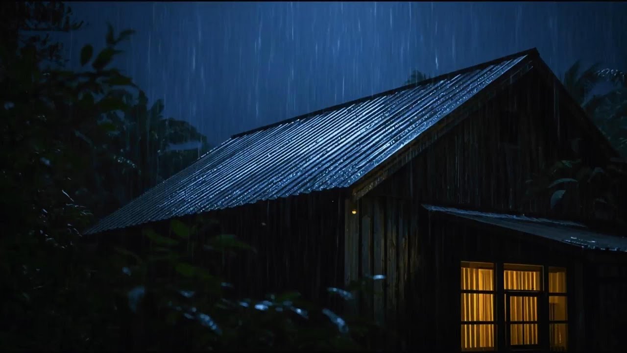 No Ads Rain Sounds for Sleeping – Soothing Rain & Thunder (No Talking)