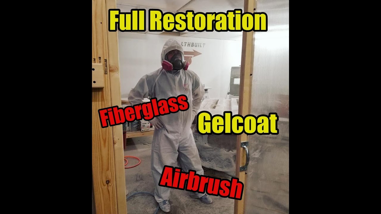 Fiberglass Repair, Gelcoat, Airbrushing Restore Log Ride KFS YouTube