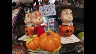 Peanuts at the Hallmark Store Halloween Fall 2021