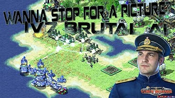 Britains lost outpost - 1v7 BRUTAL AI ( Command & Conquer - Yuri