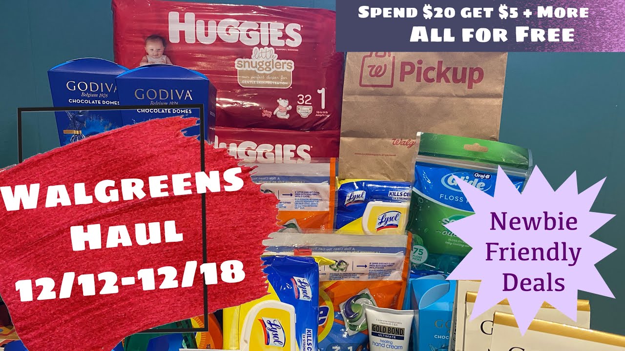WALGREENS HAUL 12/12-12/18 ALL FOR FREE | NEWBIE FRIENDLY DEALS + EASY PICKUP ORDER