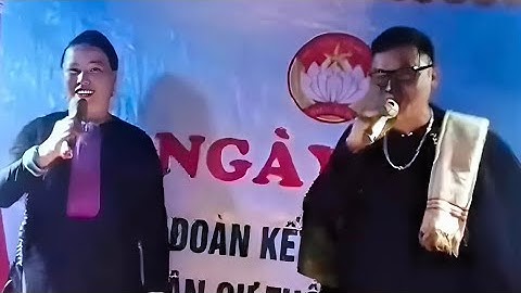 Song ca nam nữ dân tộc dao tiết mục thôn Huổi Só