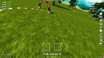 VelociDrone level 7 high and low gates, figure 8s, flags and split-S practice