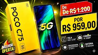 POCO C75: O Celular BARATO que Está Surpreendendo Todo Mundo! 😱