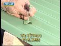 Fixation de tle ondule en couverture sur bois avec une vis p1 autoperceuse  faynot