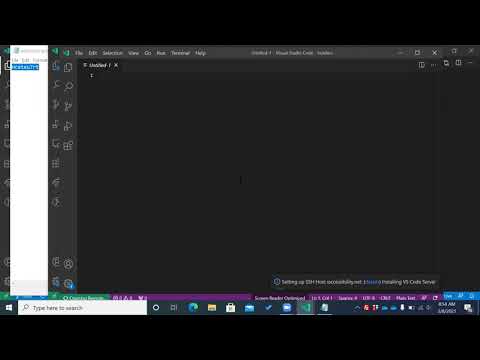 vs code remote SSH setup