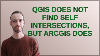 QGIS does not find self intersections, but ArcGIS does