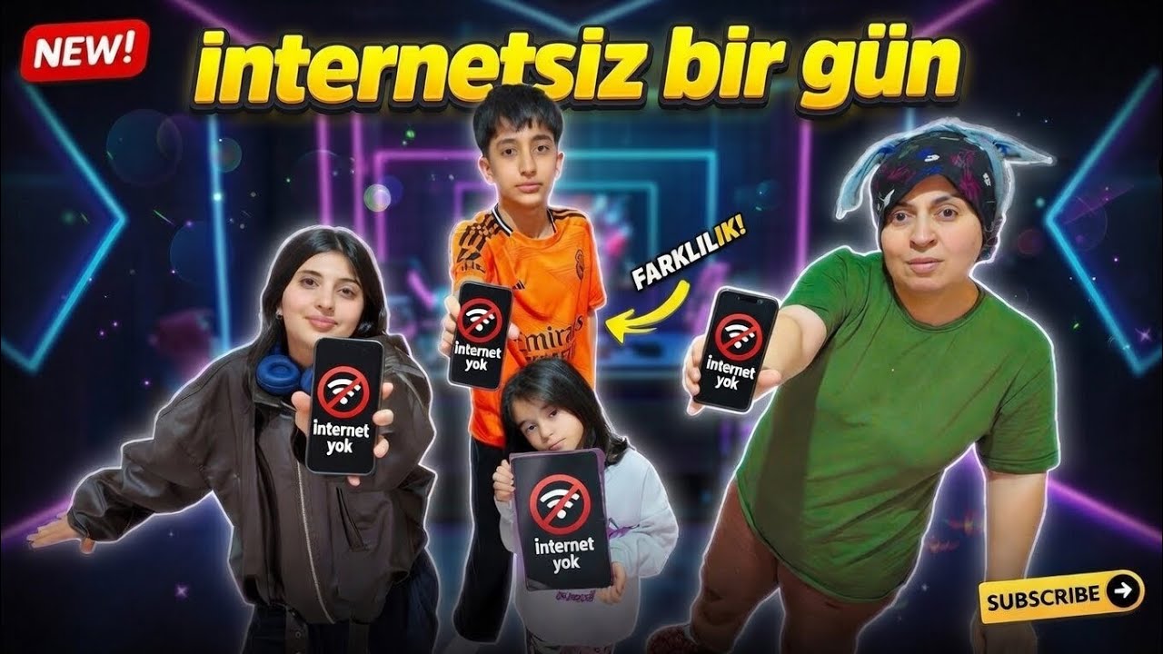 İNTERNETSİZ BİR GÜN  #24Saat (Televizyon Telefon Tablet YOK!)