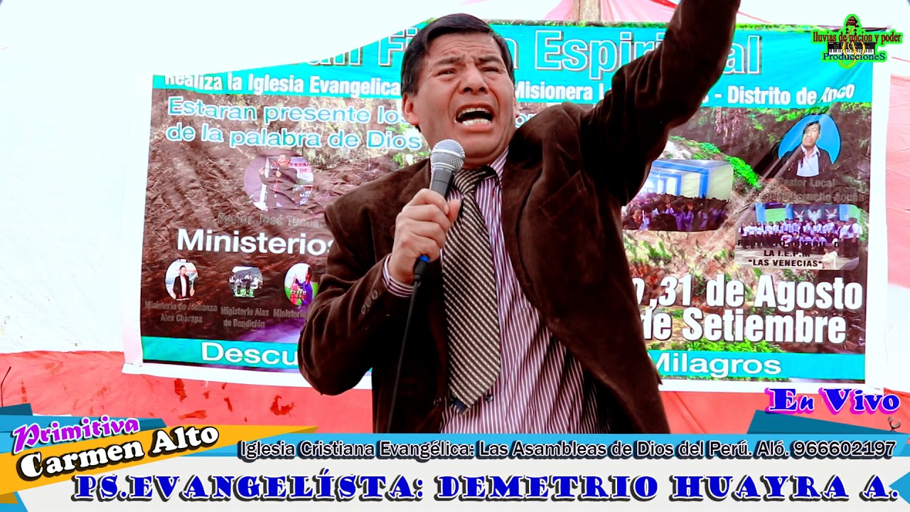 Prédica Impactante 😭Evangelista: Demetrio Huayra Tema: Listo Para ir al Cielo Aló:966602197 Primicia