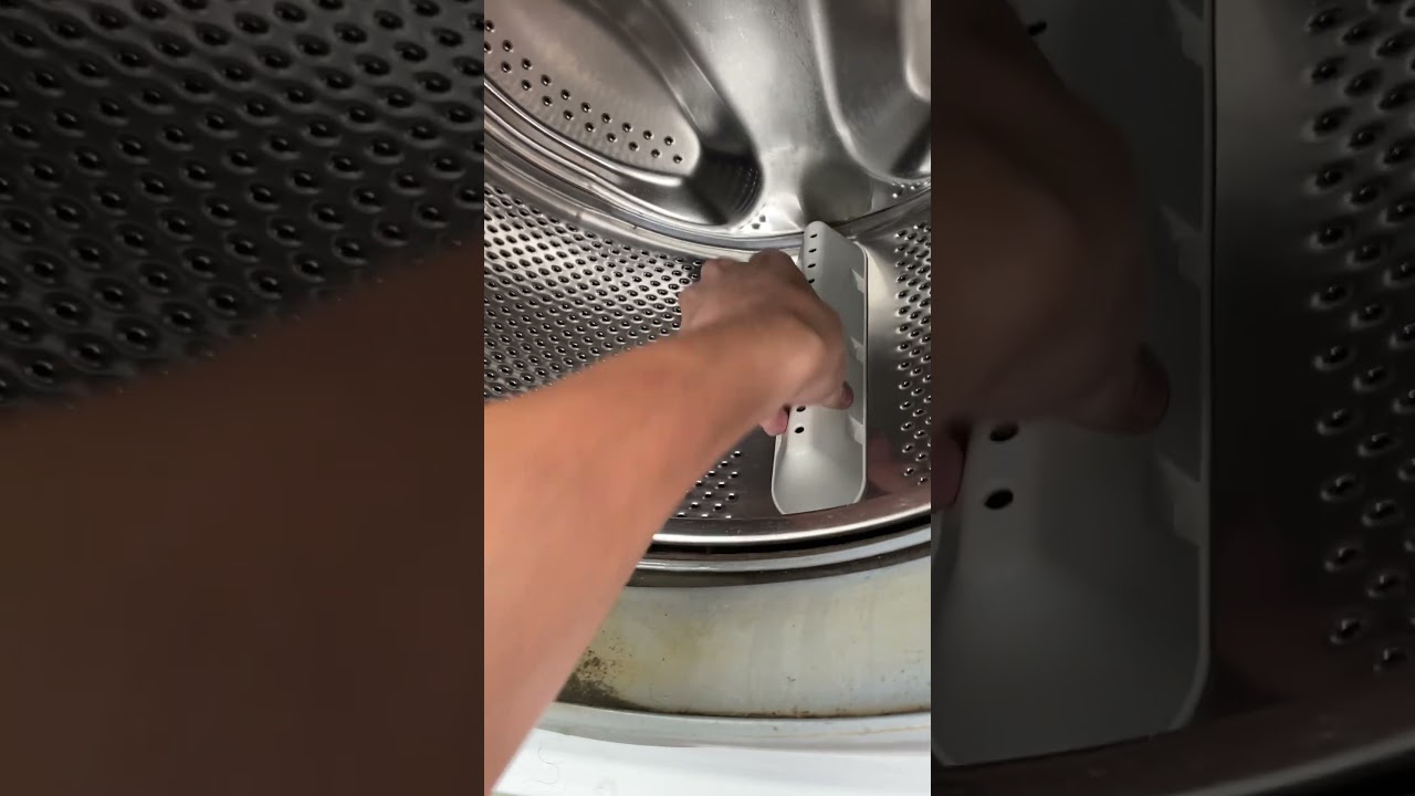 Hotpoint BHWMXL145 washing machine || what a broken drum support/spider looks like