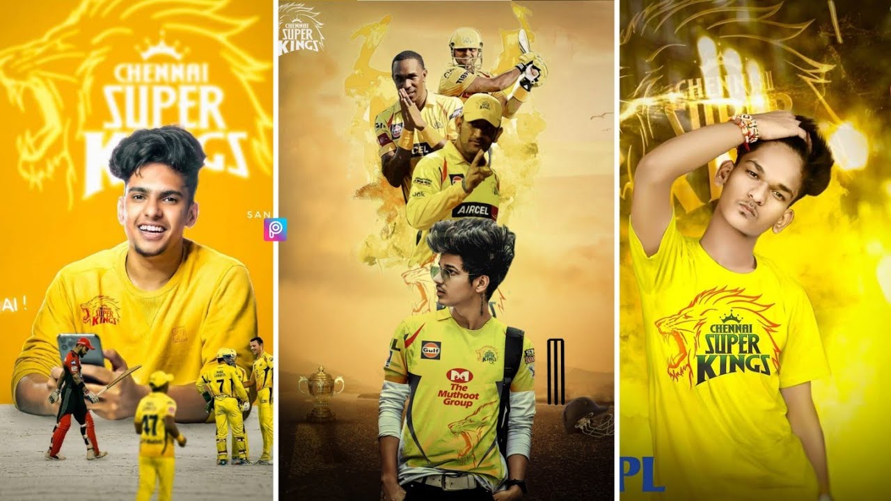 IPL photo editing 2021| Chennai super king team photo editing 2021 | Csk team photo editing 2021 |