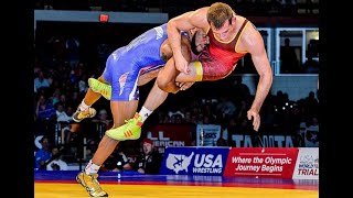 Things got HEATED at the end of this one! Jordan Burroughs vs. David Taylor 2014