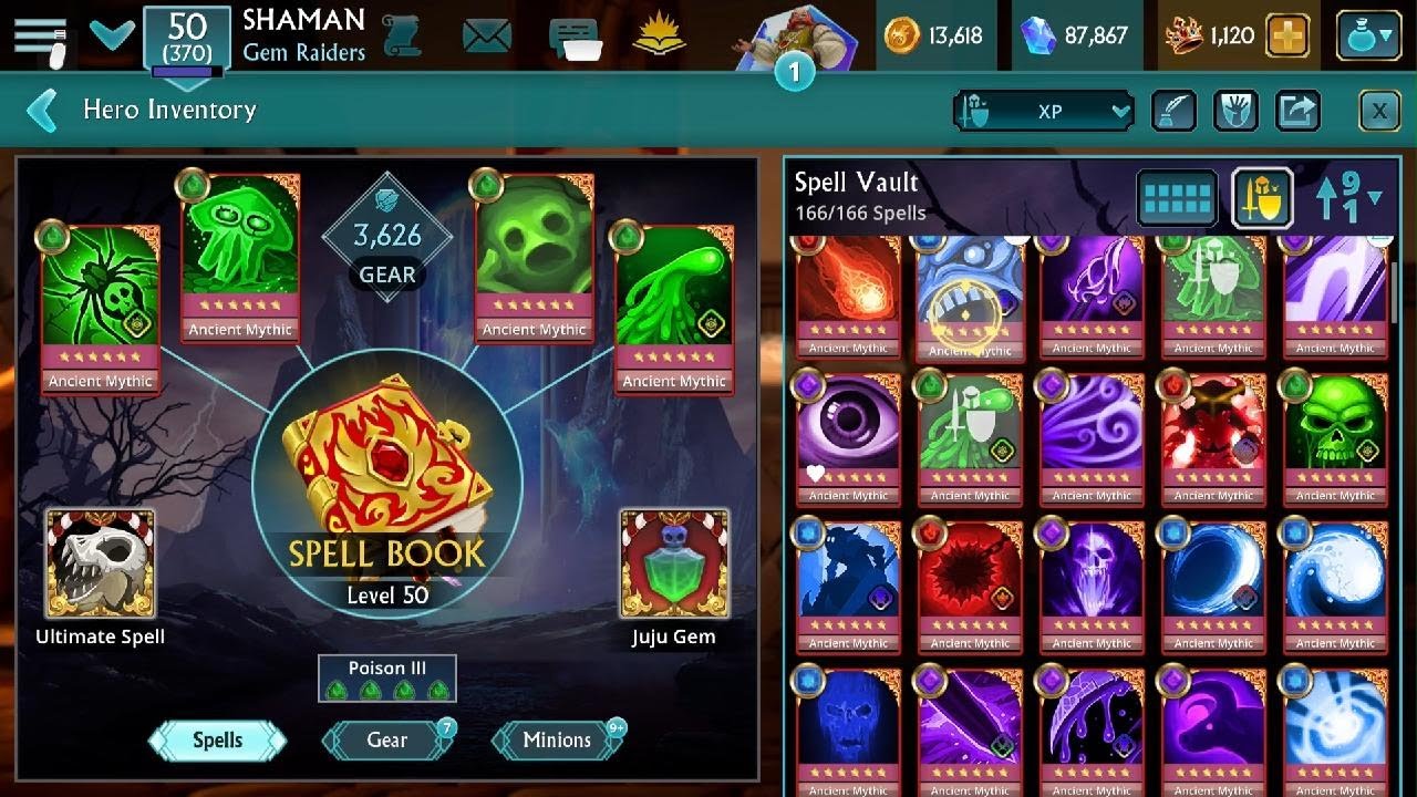 Puzzle Quest 3: all archive and story spells maxed