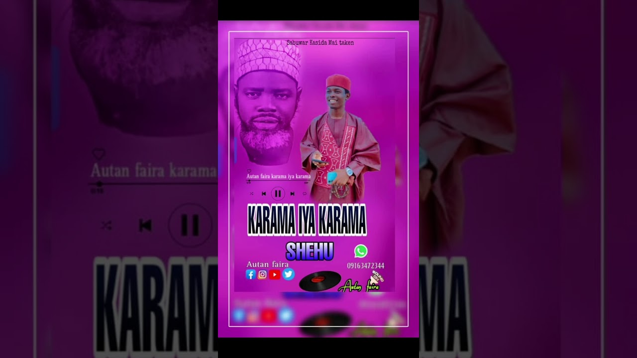 AUTAN FAIRA ZARIA KARAMA IYA KARAMA SHEHU