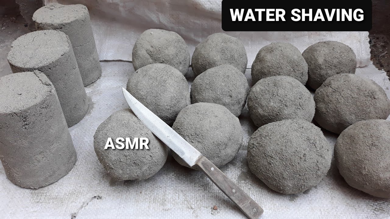 ASMR- (PART 02) Soft, Fine Sand Shaving in Water and Pouring.