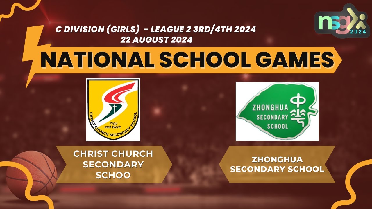 NSG 2024 C div L2 3/4th Placing (Girls)- CHRIST CHURCH SECONDARY SCHOOL VS ZHONGHUA SECONDARY SCHOOL