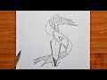 How to draw kunai naruto  kunai ninja step by step  easy tutorial