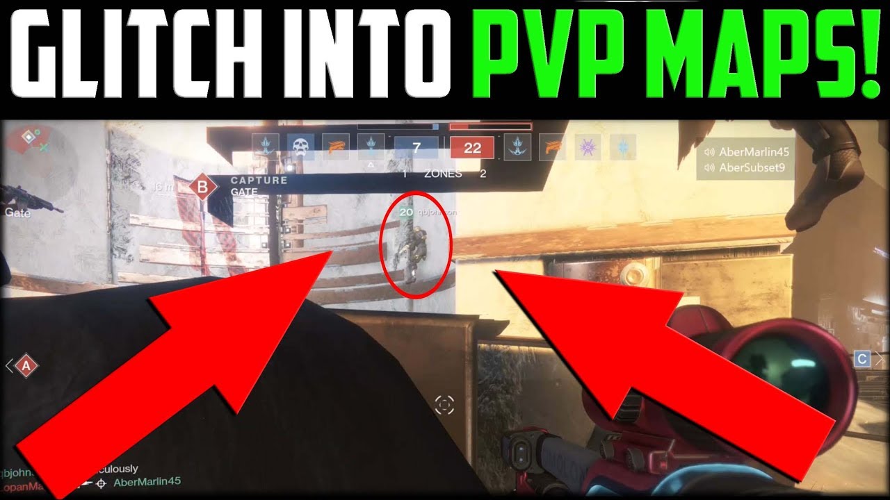 Destiny 2: How To Glitch Into Every PvP Map/Walls!