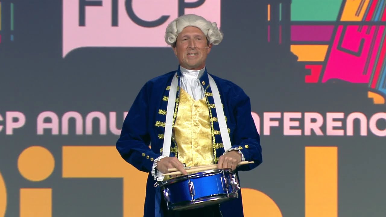 Emcee BREAKS Character - and nearly loses it - association annual conference