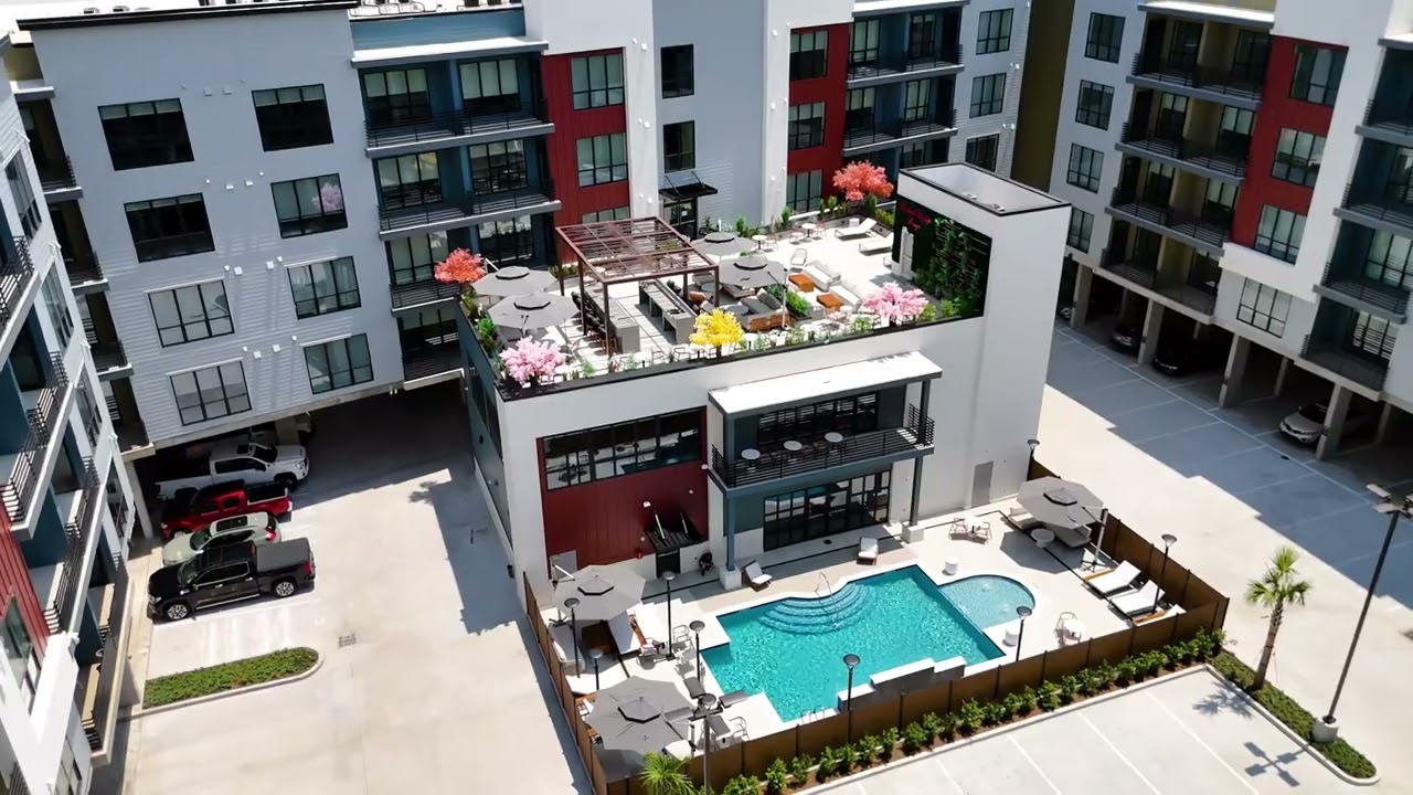 Drone Tour of Latitude Apartments | Lake Villa Dr, Metairie LA