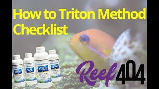 Reef404: How to Triton Method | The Checklist in 5min