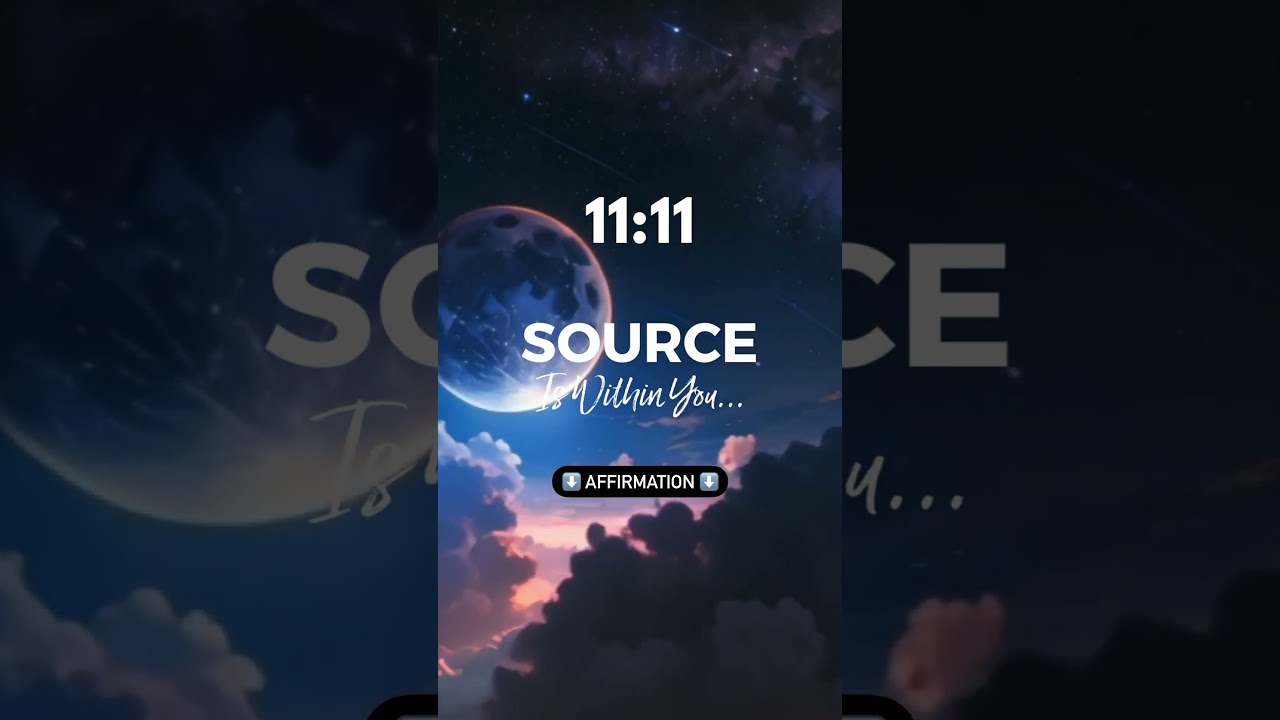 Affirmation - The same Source that created the entire Universe is within me! #lawofattraction Affirmation - The same Source that created the entire Universe is within me! #lawofattraction