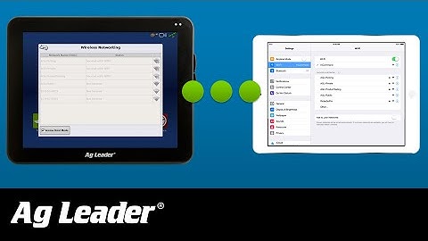 Sync InCommand® to the AgFiniti® Mobile app for iPad®