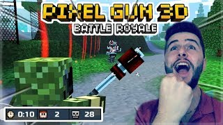 TRIPLE WIN BATTLE ROYALE GAMEPLAY!! Pixel Gun 3D (NEW Royale Islands) screenshot 5