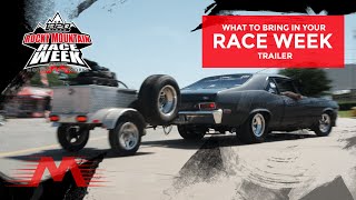How to Pack a Raceweek/DragWeek trailer!
