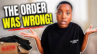 My Clothing Brand Bulk Order Went WRONG | How I Got My Money Back