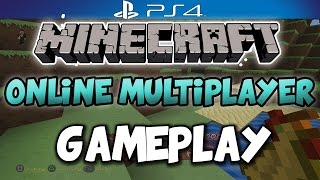 Minecraft PS4 GAMEPLAY - Online Mutliplayer PS4 Gameplay