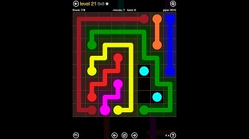 FLOW FREE - Classic Pack - 8x8 - Level 21