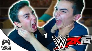 ACI CEZALI WWE 2K16  Talha Sen Napıyonn!!! :D