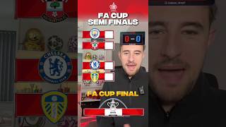 FILTER 100% PREDICTS FA CUP SEMI FINALS…MAN CITY GOING OUT?! 😱👀 #facup